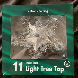Vintage Christmas Star Tree Topper